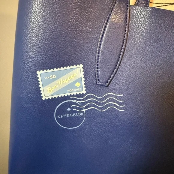 Kate Spade Reversible Bon Voyage tote with dust bag and extra gift
